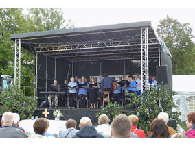 Ökumenischer Gottesdienst zum 100jährigen Jubiläum der Stadtkapelle Naumburg (© Karl-Franz Thiede)